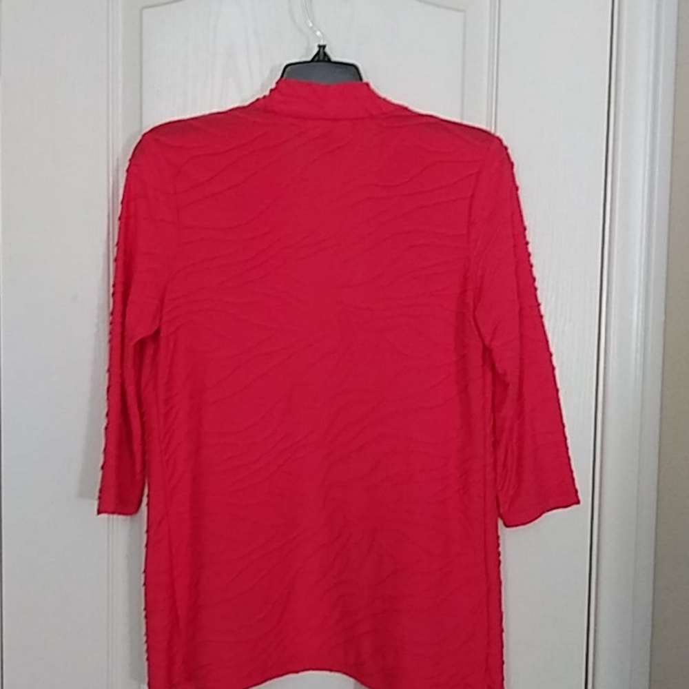 JM Collection Open Cardigan - Picture 2 of 5